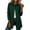 Green, variant on Jackets for Women Solid Lapel Collar Jacket Button Down Long Sleeve Casual Outerwear Jacket Winter Loose Warm Jacket Coat for Cold Weather
