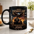 thumbnail image 4 of Custom Patriotic Dad Mug, Personalized Father’s Day Coffee Mug for Him, Eagle USA Dad Gift, Best Dad Ever Custom Name Cup, 4 of 7