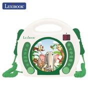 Animals Style Portable CD player with 2 Sing Along microphones