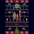 thumbnail image 2 of Men's Home Alone Characters Ugly Sweater  Graphic Tee Navy Blue X Large, 2 of 5