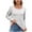 Gray, variant on Winter Clothing for Women Sweatshirts Loose Fit Zippered Sweatshirts No Hood Active Long Sleeve Tops Loose