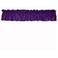 thumbnail image 3 of intuck taffeta window valance 52 wide plum, 3 of 3