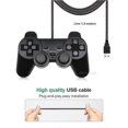 thumbnail image 5 of Wired USB PC Game Controller for Winxp/win7/win8/win10 for PC Computer Laptop Black Gamepad Joystick, 5 of 5