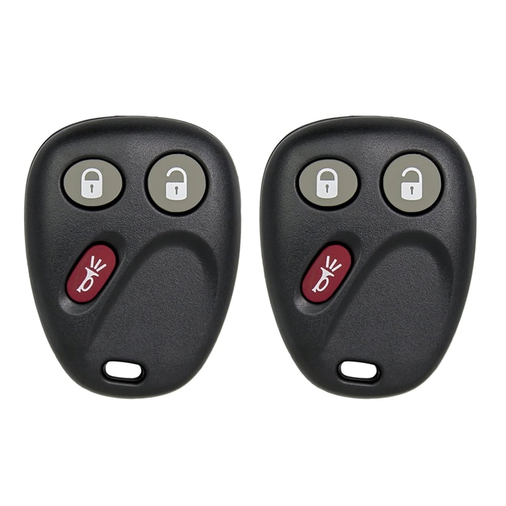 ignition key 2 Replacement for Chevy Silverado Suburban Remote Key Fob 3b Set 