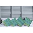 thumbnail image 6 of Ambesonne Abstract Throw Pillow Cover 4 Pack, Retro Thin Stripes, 24", Multicolor, 6 of 6