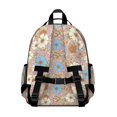 thumbnail image 3 of Pioneer Flower Floral Print Pattern Backpack for School, Cute School Bag with Adjustable Shoulder Straps and Padded Back, 15.25"x11.5"x5.25", 3 of 5