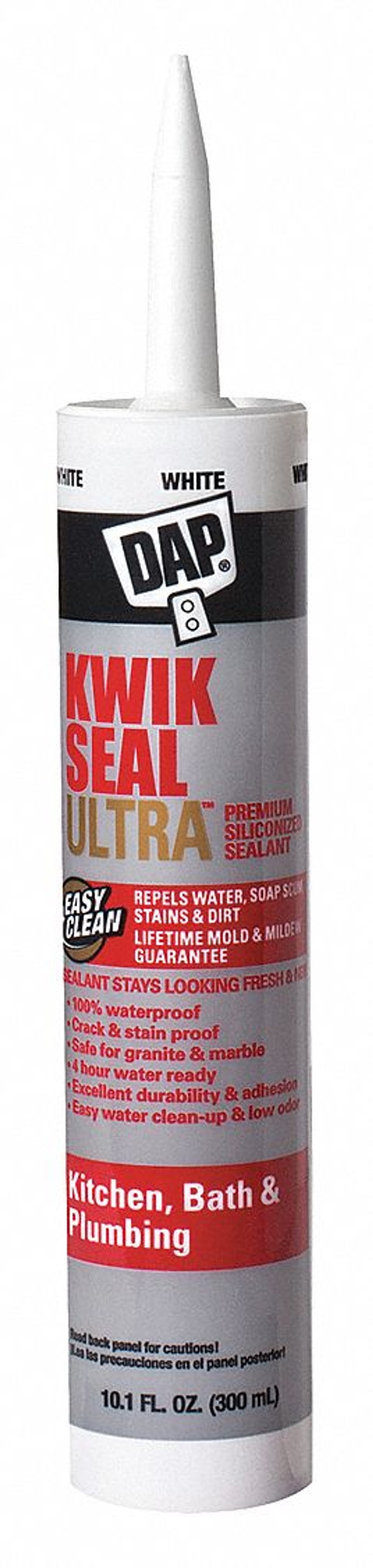 Dap Acrylic Sealant,White,Kwik Seal Ultra 18897 18897 ZOG2271705