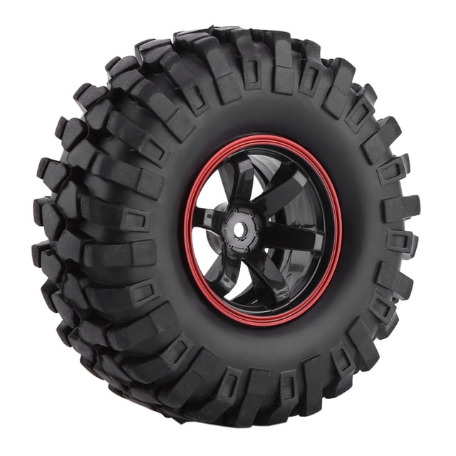 RC Car Tire, RC Accessories RC Crawler Tire, 4pcs 701A-7006L Tyres Rubber Wheel For HSP