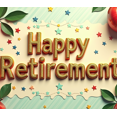 thumbnail image 4 of Happy Retirement Banner with Apple Decor Background Party Decors Retirement Celebration Photography Props Backdrop Decorations, 4 of 4