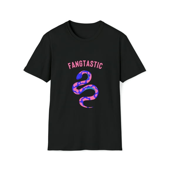 Funny Snake T-Shirt, Fangtastic Tee Shirt, Reptile Shirt, Snake Lover Gift