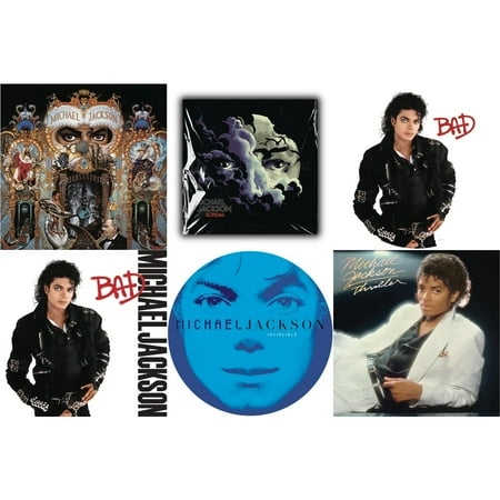 Dangerous (180G/2LP) & Michael Jackson - Scream (2LP) (New LP Vinyl) & Bad (Picture Disc) & Bad (140G/Gatefold) & Invincible (2LP/Picture Disc) & Thriller (140G/Gatefold)