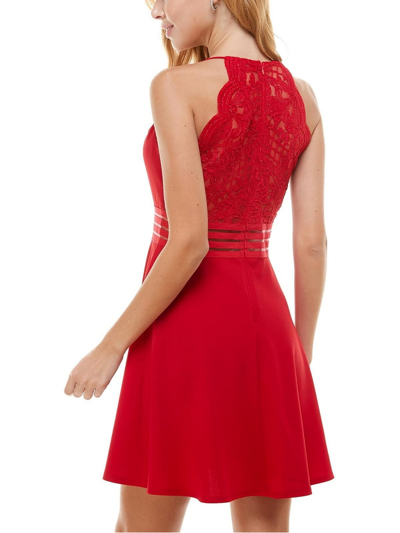 city studios juniors lace fit & flare dress Seroya Selma Mini Dress main image 0