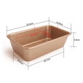 thumbnail image 2 of 2LB Nonstick Bakeware Bread and Meat Loaf Pan, 2 of 6