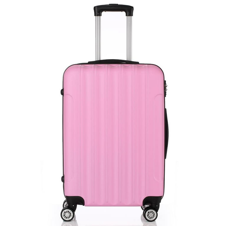 CO-Z Trolley Suitcases Set w/ TSA Locks Travelling Luggage Essential Pink 