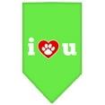 thumbnail image 6 of Pet and Dog Bandana Screen Printed, "I Love You", 6 of 10