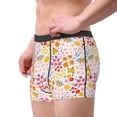 thumbnail image 4 of Balery Colorful Floral Men's Boxer Briefs, Soft and Breathable Cotton Underwear with nylon Waistband-Large, 4 of 9