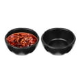 thumbnail image 6 of TAILTOSS Dipping Saucer Black 2Pcs 3.8In Round Seasoning Bowl, 6 of 10