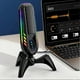thumbnail image 2 of HK4 RGB Gaming Microphone USB Noise Cancelling Podcast Microphone, 2 of 5