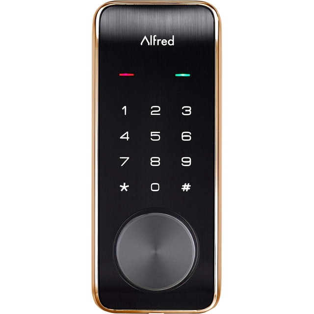 Cerradura de puerta inteligente Deadbolt Alfred DB2-B con pantalla táctil Bluetooth