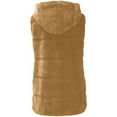 thumbnail image 5 of Ayfxijin Fleece Jacket Womens Faux-FurGilet Sleeveless Waistcoat Body Solid Color Hooded Coat Outwear, 5 of 5