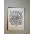thumbnail image 2 of London City, U.K. Print Map Wall Art with Frame, 2 of 5