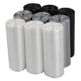 thumbnail image 3 of Wekioger 1.2 Gallon Small Garbage Bags, 9 Rolls / 225 Counts (Clear, Gray, Black), 3 of 7