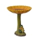 thumbnail image 1 of Estatua de baño de pájaro Sunnimix Comedero para pájaros resina Decoración del patio, 1 of 8