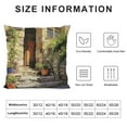 thumbnail image 5 of GOSMITH  Throw Pillow Covers Paint Charming Old Streets Italian Villages Casperia Oil Vintage Italy Architecture Artistic HouseCushion Pillow Covers for Couch Car Bedroom Decoration, 5 of 5