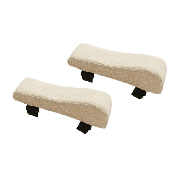 Almohadillas de reposabrazos de la oficina almohadillas de juego de juego de cojín de cojines Beige