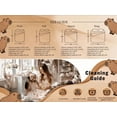 thumbnail image 6 of Manfei Brown Kawaii Capybara 7 Pieces Bedding Comforter Set,Cartoon Cute Animal Full Bedding Set,Capybara Lovers Fitted Sheet Flat Sheet For Girls Kids,All Season Bedroom Decor Reversible, 6 of 7