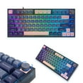 thumbnail image 2 of GK75 USB Wired- Mechanical Keyboard RGB Backlit Gaming Keyboards Gateron-Optical Switch Programmable Keypad Hot-Swap, 2 of 20
