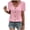 Pink*1, variant on Womens Mulberry Silk T Shirts Basic Crewneck Short sleeve Tee Tops Blouse Summer Casual Solid Tshirts