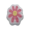 thumbnail image 3 of JilgTeok Flower Shaped Rug, Cute Daisy Rug, Flower Bath Rugs, Round Carpet, Non Slip Water Absorbent Bathroom Mat, Soft Machine Wash Rug Mat for Bedroom Kitchen Bathroom Toilet Floors(23.62*23.62in), 3 of 6
