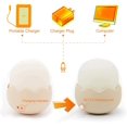 thumbnail image 5 of Luz de noche para bebé, luz de noche infantil con función de atenuación táctil, luz de noche recargable con forma de pollo para niños, regalo kawaii para bebé, decoración de habitación, lámpara de noc, 5 of 5