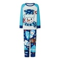 thumbnail image 2 of Votuleazi Christmas Pajamas for Family, Long Sleeve Snowman Print Tops + Pants Set Sleepwear Loungewear, 2 of 9
