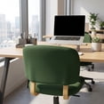 thumbnail image 1 of Elodie Office Chair Backrest Cover Decor Protector for Game Room Study Room Wedding Green 28cmx48cm, 1 of 8
