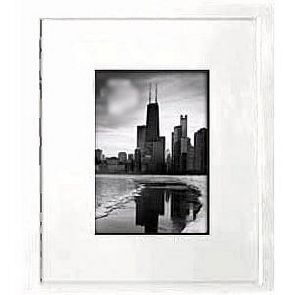 SIMPLICITY Stepped Decorator-white style by Prinz - 8x10