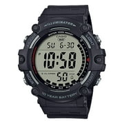 Casio Large LCD Digital Wristwatch Adult Mens Black