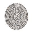 thumbnail image 2 of Wosthever Woven Coaster Household Round Mug Placing Cushion Mats Mat Insulated Tableware Thickened Heat Table Cup for Home Bar Mostrada Blanco/Gris oscuro, 2 of 6