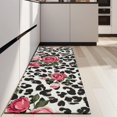 thumbnail image 4 of Pioneer Flower Floral Print Pattern Kitchen Rug Mat,Kitchen Runner Rugs Non Skid Washable,Decorative Kitchen Floor Mats for Kitchen,Sink,Laundry,17"X47", 4 of 5