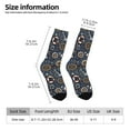 thumbnail image 6 of Uemuo Nautical Pattern Women's Crew Socks, Soft Durable Breathable Moisture-Wicking with Odor Control Cotton socks, 6 of 9