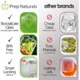 thumbnail image 3 of Prep Naturals 8 Pack Glass Food Storage Containers - Meal Prep Containers, 36 Oz, 3 of 7
