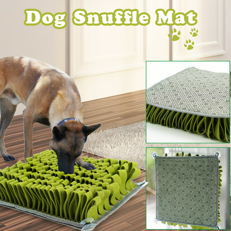SuooTci Snuffle Mats for Dogs Pet Treats Feeding Sniff Mat for Large Dogs  Portable Indoor Outdoor Digging Dog Activity Mat Puzzle Toys Slow Feeder