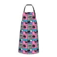 thumbnail image 3 of Cauagu Hawaii Palms Aprons with Pockets,Waterproof Apron for Women,Kitchen Cooking Apron Adjustable Bib Aprons Chef Apron for Cooking,Drawing,Crafting, 3 of 8