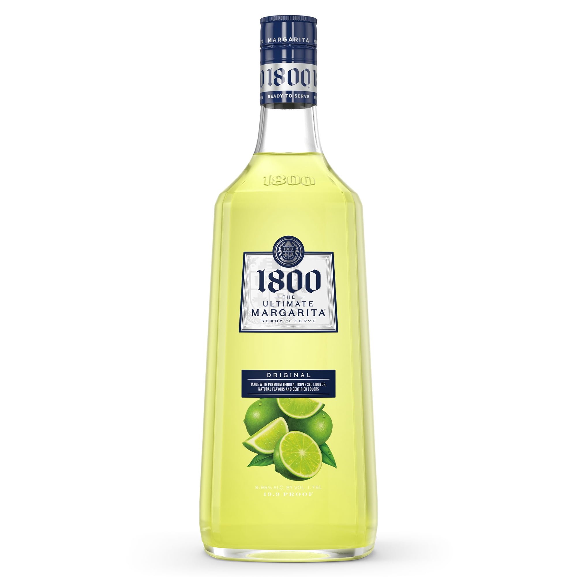 1800 The Ultimate Margarita Original Cocktail, 1.75 L Glass Bottle, 9.95% ABV