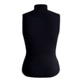 thumbnail image 1 of Blusa George para Mujer, sin Manga Cuello Alta Tela Rib Negro Talla G, 1 of 4