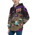 thumbnail image 2 of Pig Invader Zim Teen Sweatshirts Hoodies Youth Hooded Hoody Fashion Zipper Coat For Boys And Girls, 2 of 7