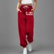 thumbnail image 1 of WILLBEST Pantalones Deportivos Casuales para Mujer, con Forro, de Cintura Alta, Anchos y Rectos, con Bolsillos para Entrenar y Actividades de Ocio. Extra Grande, 1 of 3