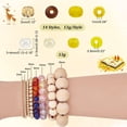 thumbnail image 2 of 4465pcs 15 Colors Glass Seed Beads 3mm Round Tiny Beads Waist Beads Mini Spacer Beads Small Beads Loose Beads for Bracelets Necklaces Eyeglasses Chains Jewelry Making, 2 of 9