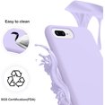 thumbnail image 3 of Compatible avec Étui iPhone 8 Plus, Étui en Gel Liquide Silicone Slim Entièrement Couverte, 3 of 5